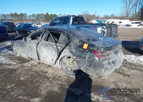 2016 BMW 750I xDrive from USA, damaged, VIN WBA7F2C54GG419774